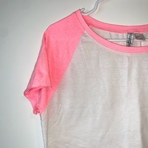 H&M Hot Pink Cropped Tee
